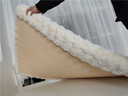 朗格兔毛絨飄窗墊定制高端窗臺飄窗坐墊睡覺(jué)主臥室榻榻米飄窗墊可拆洗 托斯卡納-米白【加厚加密按摩擼貓感】 70*150cm 曬單實(shí)拍圖