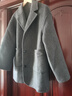 森馬（Semir）外套女中長(cháng)款西裝領(lǐng)通勤寬松2024冬含羊毛雙面呢夾克109724108021 曬單實(shí)拍圖