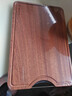 雙槍烏金檀菜板 百年齡整木砧案板家用切菜食品抗菌防霉實(shí)木40*27*2.5 曬單實(shí)拍圖