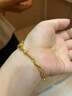 水貝精選金包手鏈 小蠻腰手鏈 金包銀 節日送女朋友禮物 鋯石手鏈 曬單實(shí)拍圖