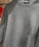 優(yōu)衣庫合作款/女裝男裝柔滑棉質(zhì)圓領(lǐng)針織衫毛衣25秋冬新款481673 03 灰色 S 曬單實(shí)拍圖