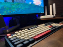 SKN青龍4.0 機械鍵盤(pán) 三模無(wú)線(xiàn)鍵盤(pán) 98配列鍵盤(pán) Gasket結構客制化鍵盤(pán) ZMK/QMK方案 2U大鍵0 青龍4.0電-TTC烈焰紅軸V2RGB 曬單實(shí)拍圖