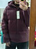 優(yōu)衣庫女裝無(wú)縫羽絨連帽外套/外套夾克25秋冬新款478577 18 暗紅色 XL /165/92A 曬單實(shí)拍圖