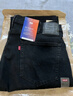 Levi's李維斯25年秋冬新款男士美式505標準直筒潮流休閑牛仔長(cháng)褲 黑色 34 (32) 曬單實(shí)拍圖