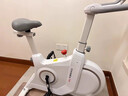 汗馬動(dòng)感單車(chē)家用磁控智能室內小型健身車(chē)靜音運動(dòng)減肥器材男女 手動(dòng)調阻-磁控-白 曬單實(shí)拍圖