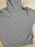優(yōu)衣庫女裝可機洗紐花針織連帽套頭衫/25秋冬新款478871 06 鉛灰色 M /160/84 曬單實(shí)拍圖