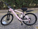 Jeep吉普自行車(chē)山地車(chē)女款成人可鎖死變速碟剎男學(xué)生運動(dòng)通勤車(chē)-RC750 RC750-櫻花粉 26寸（適合身高155-180cm） 24速-鋼架-校園通勤暢行 曬單實(shí)拍圖