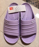 回力拖鞋女浴室防滑一字拖厚底eva沙灘涼鞋SDJ-0396 紫色 38-39 曬單實(shí)拍圖
