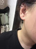 QMXD純999足銀耳釘女2025年新款養耳洞耳環(huán)睡覺(jué)免摘耳骨釘耳棒防堵針 s999足銀耳釘 一對 曬單實(shí)拍圖