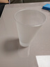 喇叭花一次性磨砂杯奶茶杯透明果汁杯注塑杯PP杯加厚塑料杯 500ml磨砂杯無(wú)蓋(90口徑) 100個(gè) 曬單實(shí)拍圖