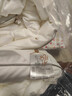 桐鄉100%桑蠶絲被芯純手工天然蠶絲被優(yōu)質(zhì)長(cháng)絲四季被秋冬被子母被 桑蠶絲凈重凈5斤(總重約7斤） 160x210cm【白色全棉】 曬單實(shí)拍圖