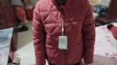 緹米媗小個(gè)子媽媽秋冬輕薄羽絨服外套中老年女大碼洋氣羽絨棉服短款棉襖 橘紅色（白鴨絨38）現貨直發(fā) L 建議穿110斤以?xún)?曬單實(shí)拍圖