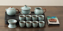 京東京造 茶具整套 功夫茶具套裝帶茶盤(pán)茶壺茶杯 天青汝窯西施壺 16件 曬單實(shí)拍圖