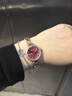 雷諾（RARONE）萬(wàn)事如意手鏈表中國紅石英女士手表前十名送女友閨蜜禮物 曬單實(shí)拍圖