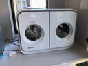 統帥（Leader）海爾智家出品 懶人家用內衣洗衣機 2KG雙筒全自動(dòng)洗烘一體 0手洗 桌面洗 ZHBD671WU1 林高遠同款 XQGL20-ZHBD671WU1 曬單實(shí)拍圖