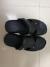 回力涼鞋男沙灘鞋防水滑耐磨踩屎感室內外兩穿涼拖鞋HL0511黑色45碼 曬單實(shí)拍圖