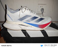 adidas ADIZERO BOSTON 12超輕馬拉松玻纖柱專(zhuān)業(yè)競訓跑鞋阿迪達斯   亮白/深藍/純寶石紅   40.5 曬單實(shí)拍圖