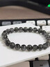 【普陀山直發(fā)】巴西黑發(fā)晶手鏈水晶滿(mǎn)發(fā)鈦晶單圈男女飾品手串情侶 精品黑發(fā)晶約7mm【送鑒定證書(shū)】 曬單實(shí)拍圖
