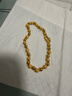 金至尊黃金手鏈女光面磨砂圓金珠999足金手串新年禮物計價(jià)6.64克  曬單實(shí)拍圖