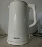 蘇泊爾（SUPOR）電水壺 雙層防燙燒水壺熱水壺1.7L 全鋼無(wú)縫內膽304不銹鋼電熱水壺大容量 SW-17J418 曬單實(shí)拍圖