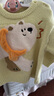 巴拉巴拉童裝嬰兒毛衣寶寶冬季打底衫兒童針織衫套頭毛衫男童女童 檸檬黃30305 80 cm 曬單實(shí)拍圖