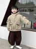 G.duck小黃鴨男童外套秋冬款2025新款兒童冬裝加絨加厚沖鋒衣男孩棉服 卡其色 【實(shí)體專(zhuān)柜 商場(chǎng)品質(zhì)】 120 CM 曬單實(shí)拍圖