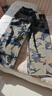 婳如嫣加絨美式復古牛仔褲女2026秋冬迷彩彎刀褲抗皺不鼓包百搭顯瘦 迷彩色【不加絨】 L 建議106-115斤 曬單實(shí)拍圖