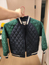 多多家【甄選】男童棒球服秋冬款菱形格夾棉外套兒童帥氣學(xué)院風(fēng)休閑上衣 曬單實(shí)拍圖