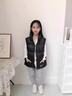 G.duck秋冬季新款兒童黑金羽絨服馬甲男童女童中大童保暖加厚內外穿背心 黑色 120 cm 曬單實(shí)拍圖