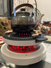 GLASSLOCK蓋朗仿真碳火圍爐煮茶器套裝全玻璃0膠水養生花茶壺恒溫煮茶器電陶爐不挑器具取暖器節日禮物 曬單實(shí)拍圖