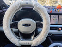 富屯冬季方向盤(pán)套加厚防滑保暖毛絨卡通女神款小車(chē)SUV車(chē)把套通用型 圓形-沙陀色 豐田RAV4榮放卡羅拉銳放鋒蘭達凱美瑞威蘭達 曬單實(shí)拍圖