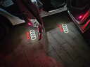 奧迪車(chē)門(mén)迎賓燈原廠(chǎng)車(chē)門(mén)燈a4l a6l q5l q7 q4照地燈改裝內飾用品 英文標 新升級不褪色石英玻璃【單個(gè)價(jià)】 曬單實(shí)拍圖