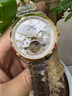 LOEGENS瑞士認證正品浪?手表男士全自動(dòng)機械表腕表送男友情人節生日禮物 L3237間金白面+送皮表帶 曬單實(shí)拍圖
