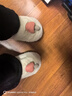QYCKABY買(mǎi)一送一棉拖鞋女士秋冬季包跟2025新款家居室內情侶一對棉鞋男款 米色+咖啡【包跟款】 36-37 +40-41 曬單實(shí)拍圖