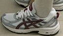 亞瑟士ASICS越野跑鞋女鞋抓地耐磨運動(dòng)鞋舒適透氣跑步鞋 GEL-VENTURE 6 白色/銀色 38 曬單實(shí)拍圖