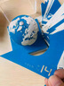 紙志地球日歷2026年地球儀紙雕模型3d立體便簽手撕創(chuàng  )意珠峰臺歷送禮物 2026年地球日歷藍色【送防塵罩】 曬單實(shí)拍圖