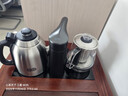 吉谷（K·KOU）全自動(dòng)上水電熱水壺茶盤(pán)燒水壺恒溫電茶壺煮茶器一體桌茶具套裝電茶爐茶臺【1.2L+0.7L】 TC010 曬單實(shí)拍圖