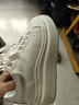 森達板鞋女秋冬新款商場(chǎng)同款純色厚底小白鞋XDF01CM4 米色 36 曬單實(shí)拍圖
