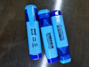 東洋(東洋)SP25無(wú)香黃藍綠紅橙紫粉色斜頭手賬大容量學(xué)生用護眼粗顏值熒光筆標記速干套裝10支/盒/單頭 藍色 曬單實(shí)拍圖