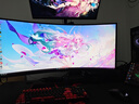 三星（SAMSUNG）40英寸 G75F 180Hz WUHD 4K 1000R 曲面帶魚(yú) HDR600 旋轉升降 玄龍騎士電競顯示器 LS40FG756ECXXF 曬單實(shí)拍圖