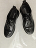 百麗通勤商務(wù)皮鞋2025男牛皮褶皺增高休閑鞋A1373AM4 黑色2  39 曬單實(shí)拍圖