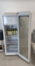 美的（Midea）可愛(ài)多冰箱奶酪小方家用即食冰箱復古小型冰吧酒柜玻璃門(mén)冷藏冷凍保鮮柜立式水果紅酒柜飲料展示柜 160L 獨立冷凍倉一級能效 電控160GEMR 曬單實(shí)拍圖