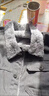 冰隱棉服男牛仔夾克韓版潮流修身刺繡羊羔絨毛領(lǐng)外套帥氣青年加厚 黑灰色【加絨加厚】 L 115-125斤 曬單實(shí)拍圖