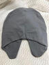 NSNR偏頭痛睡帽晚上睡覺(jué)戴的防風(fēng)睡眠帽子眼罩男女款防空調風(fēng)重力護頭 黑色 【偏頭痛深睡帽 深U遮眼】 曬單實(shí)拍圖