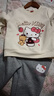 Hello Kitty女童冬套裝2025新款秋冬加絨女大童衛衣衛褲冬裝兒童運動(dòng)服兩件裝 曬單實(shí)拍圖