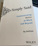 英文原版 簡(jiǎn)單說(shuō):讓職場(chǎng)溝通更順暢 Simply Said 言簡(jiǎn)意賅 曬單實(shí)拍圖