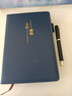 嘉然恒 筆記本本子a5商務(wù)記事本簡(jiǎn)約加厚日記本辦公文具用品皮面綁帶本子工作會(huì )議記錄本子可定制 藍色 曬單實(shí)拍圖