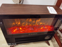 西屋（Westinghouse）石墨烯取暖器暖風(fēng)機壁爐復古3D仿真炭火焰家用電暖器宿舍電暖氣臥室小太陽(yáng)省電恒溫熱風(fēng)機WTH-618Y 曬單實(shí)拍圖
