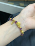 老鳳祥馬上有錢(qián)銀手鏈女士馬年本命年手串新年情人節生日禮物送女友老婆 馬上有錢(qián)紫水晶手鏈-品牌禮盒 曬單實(shí)拍圖