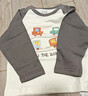迷你木木屋兒童長(cháng)袖春秋款男女童圓領(lǐng)上衣純棉親膚 碳灰 小熊汽車(chē) 100 曬單實(shí)拍圖